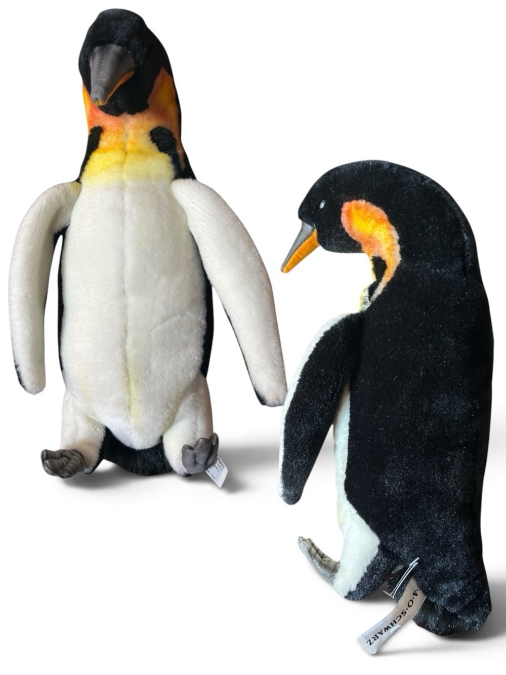 FAO SCHWARTZ Orville Emperor Penguin Plush 13” Vintage Stuffed Animal Authentic